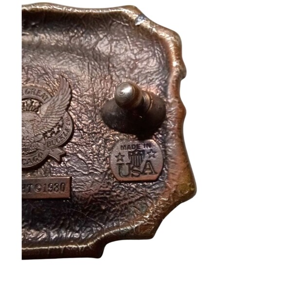 The Great American Belt Buckle Company Chicago Colorado Rockies 1980 H144 USA - Picture 5 of 6